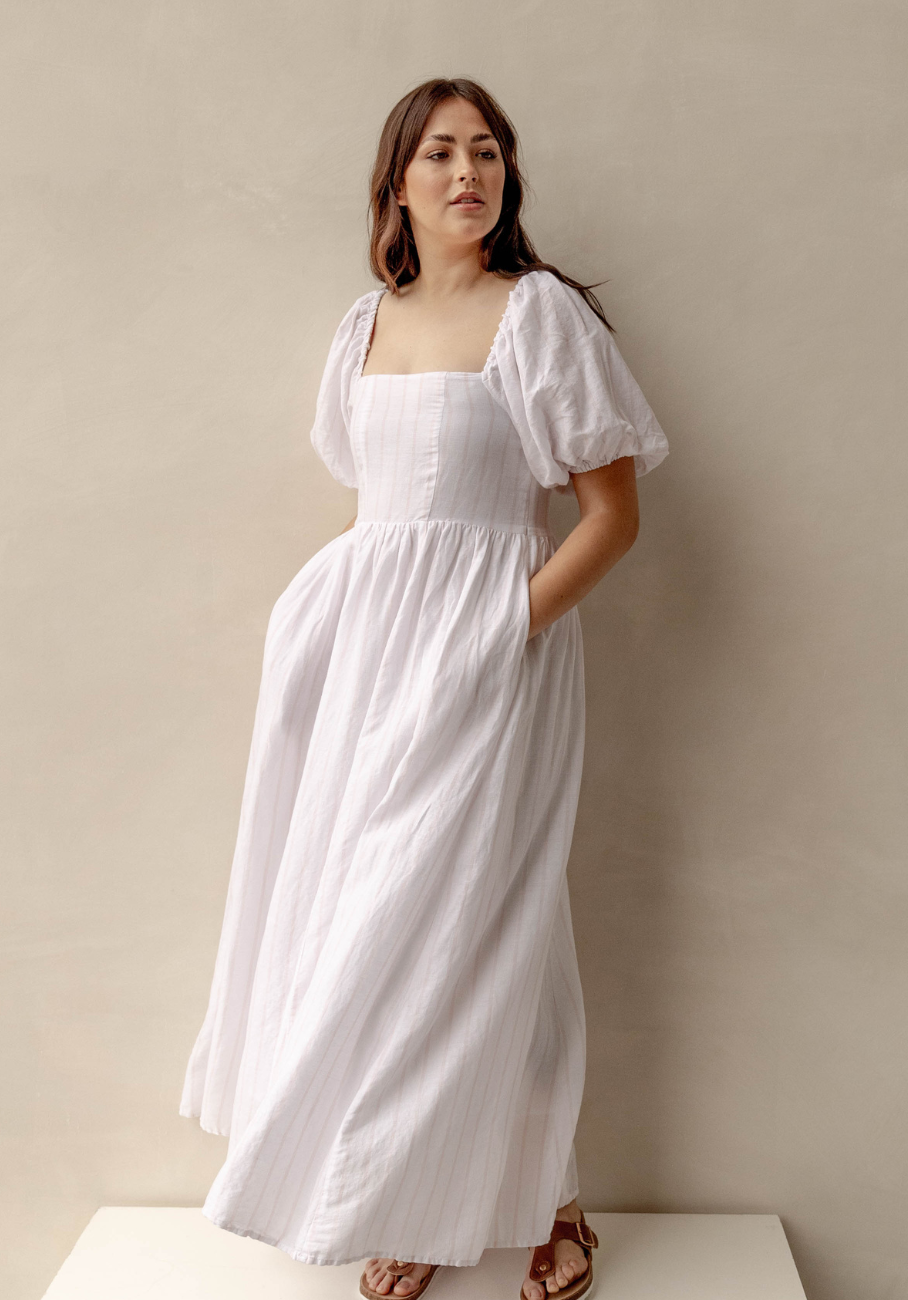 Miann &amp; Co Womens - Beth Maxi Dress - Candy Stripe