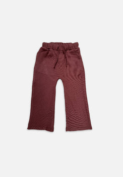 Miann & Co Kids - Jersey Rib Wide Leg Pants - Coco