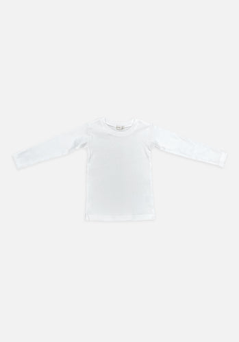 Miann & Co Kids - Jersey Rib Long Sleeve T-Shirt - Shell