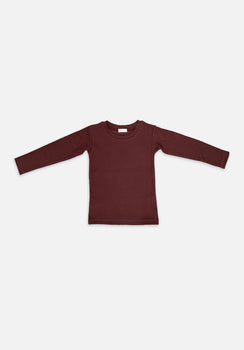 Miann & Co Kids - Jersey Rib Long Sleeve T-Shirt - Coco