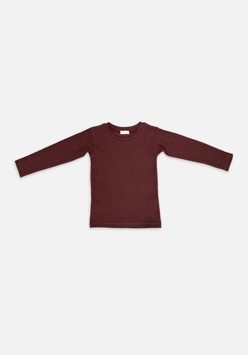 Miann & Co Kids - Jersey Rib Long Sleeve T-Shirt - Coco
