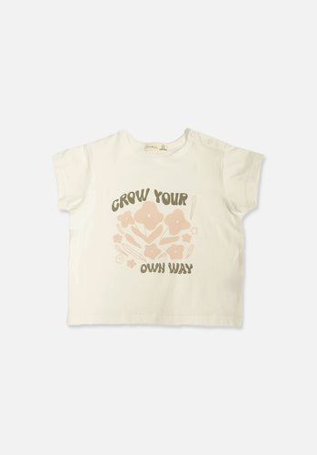 Miann & Co Baby - Boxy T-Shirt - Grow Your Own Way