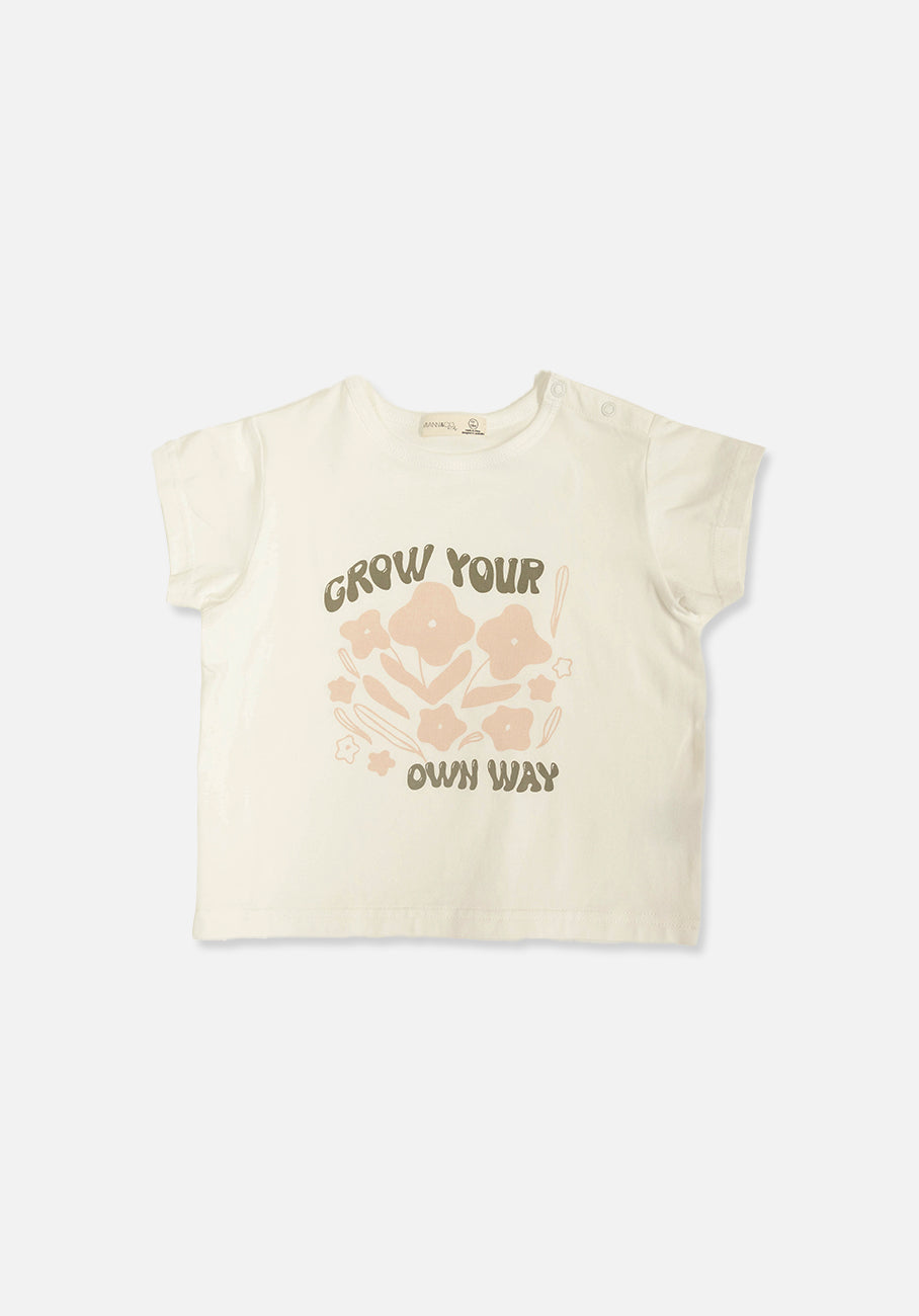 Miann &amp; Co Baby - Boxy T-Shirt - Grow Your Own Way