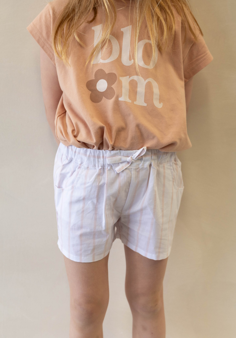 Miann &amp; Co Kids - Elastic Waist Shorts - Candy Stripe