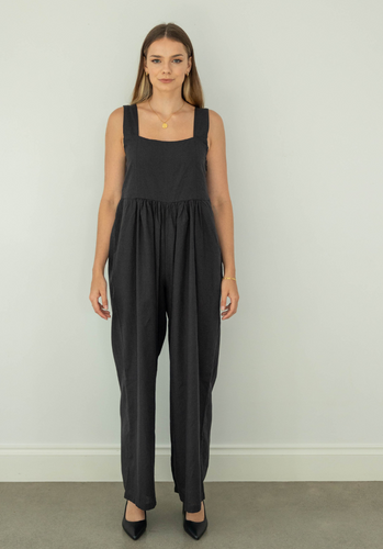 Miann & Co Women - Elodie Strappy Jumpsuit - Onyx