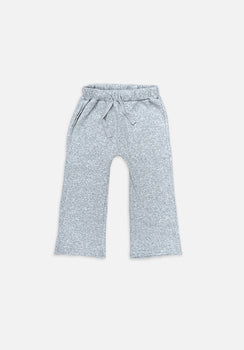 Miann & Co Kids - Jersey Rib Wide Leg Pants - Cloud