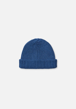 Miann & Co - Knit Fold Over Beanie - Moon Blue
