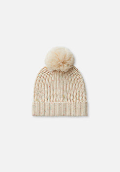 Miann & Co - Chunky Knit Beanie - Biscotti Speckle