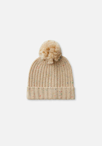 Miann & Co - Chunky Knit Beanie - Fawn Speckle
