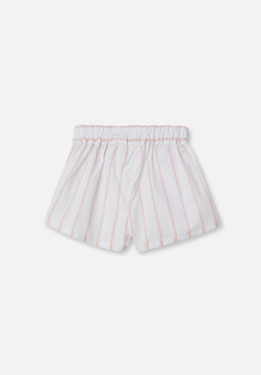 Miann &amp; Co Kids - Elastic Waist Shorts - Candy Stripe