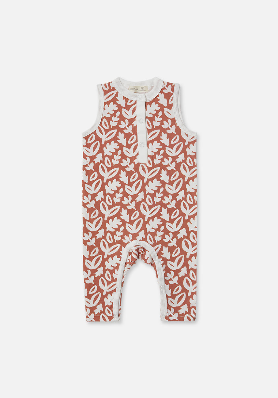 Miann &amp; Co Baby - Sleeveless Suit - Natural Floral