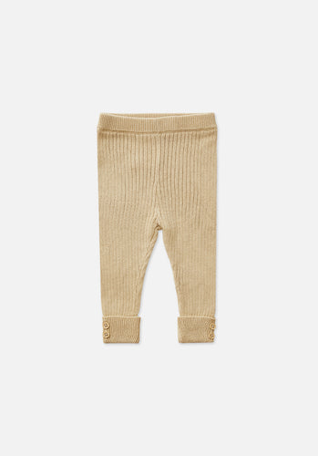 Miann & Co Kids - Texture Rib Legging - Oatmeal