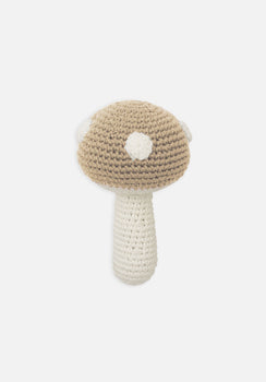 Miann & Co Hand Rattle - Truffle Mushroom