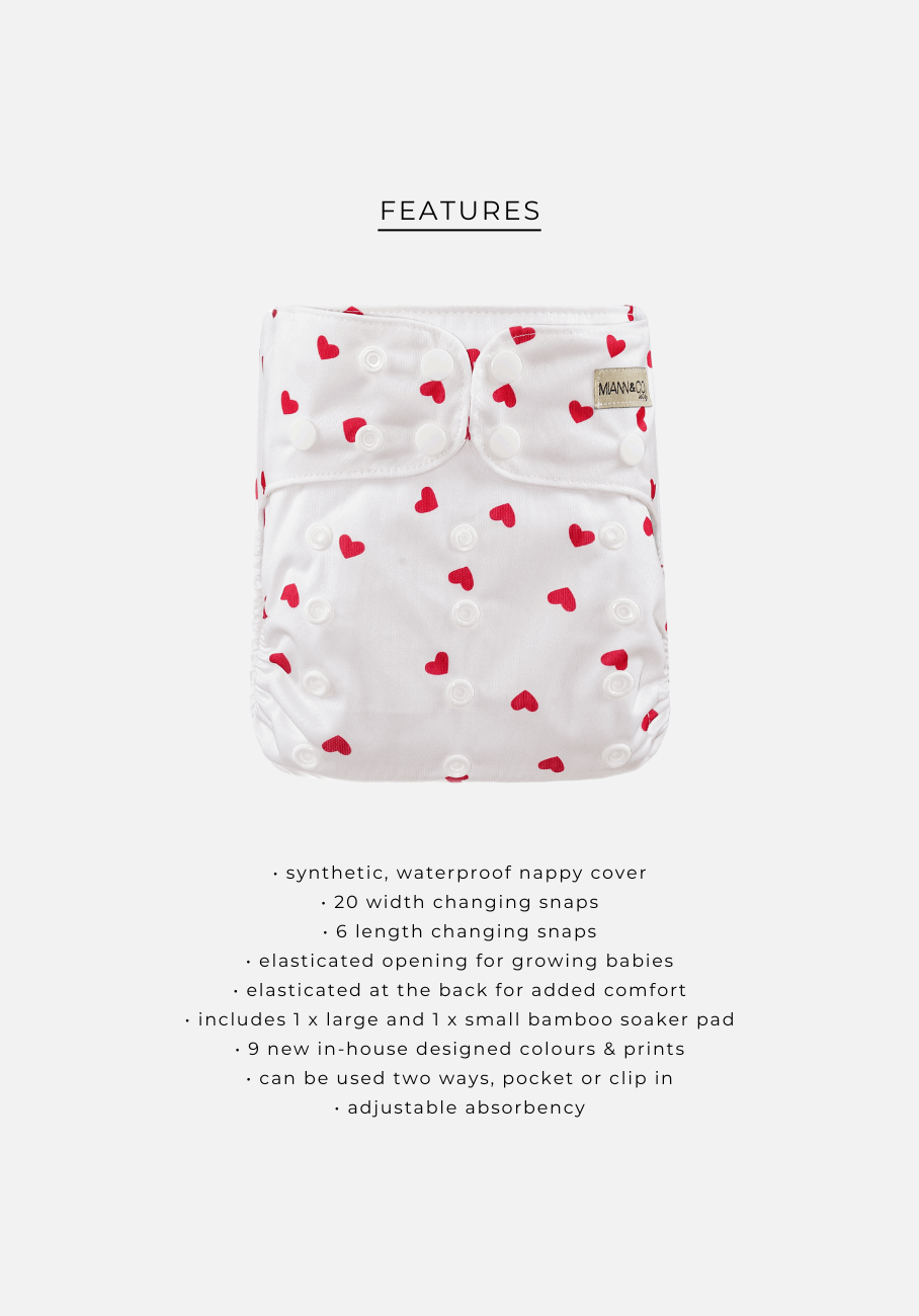 Miann &amp; Co - Modern Cloth Nappy - Valentine