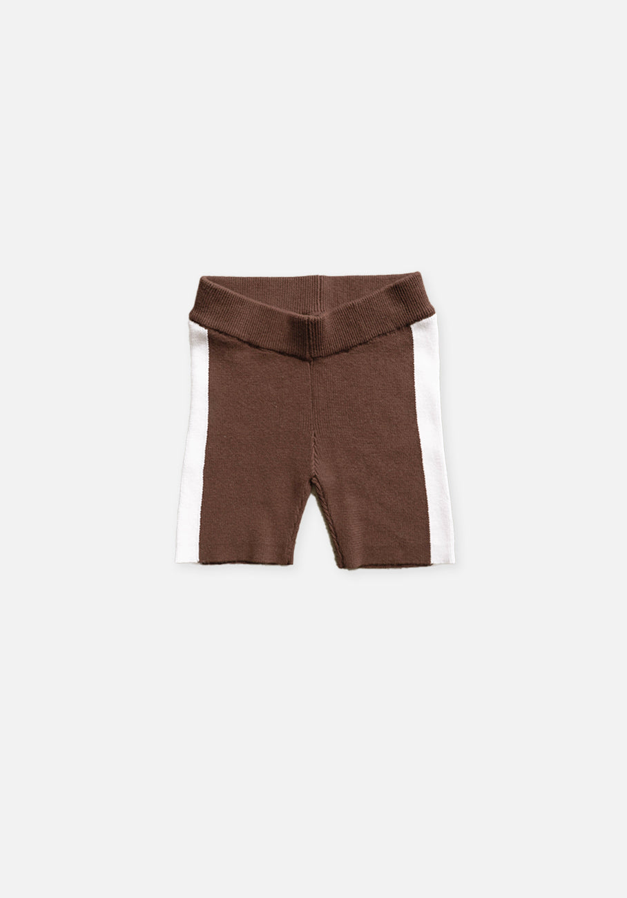 Miann &amp; Co Baby - Knit Bike Shorts - Espresso