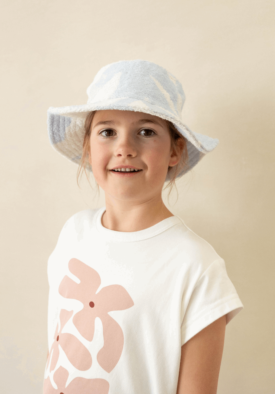 Miann &amp; Co - Terry Towelling Bucket Hat - Ocean