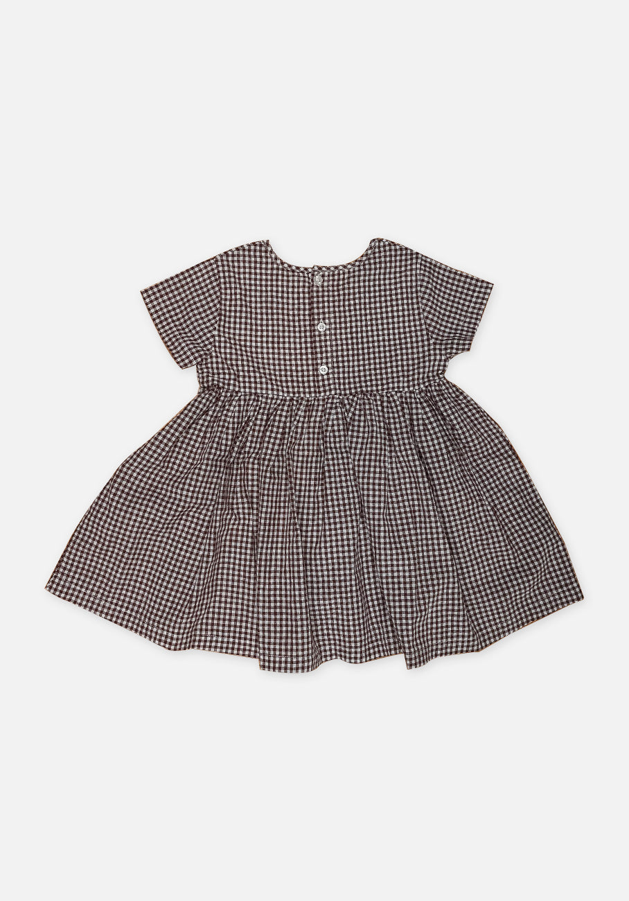 Miann &amp; Co Kids - Tie Front Dress - Coco Gingham