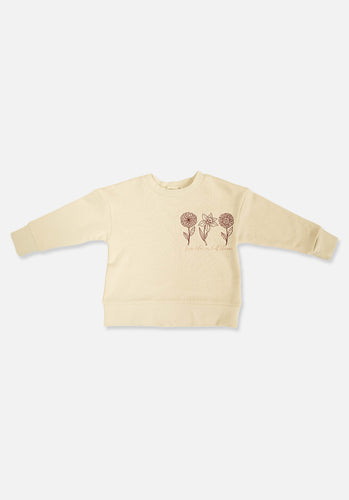 Miann & Co Kids - Long Sleeve Fleece Jumper - Full Bloom