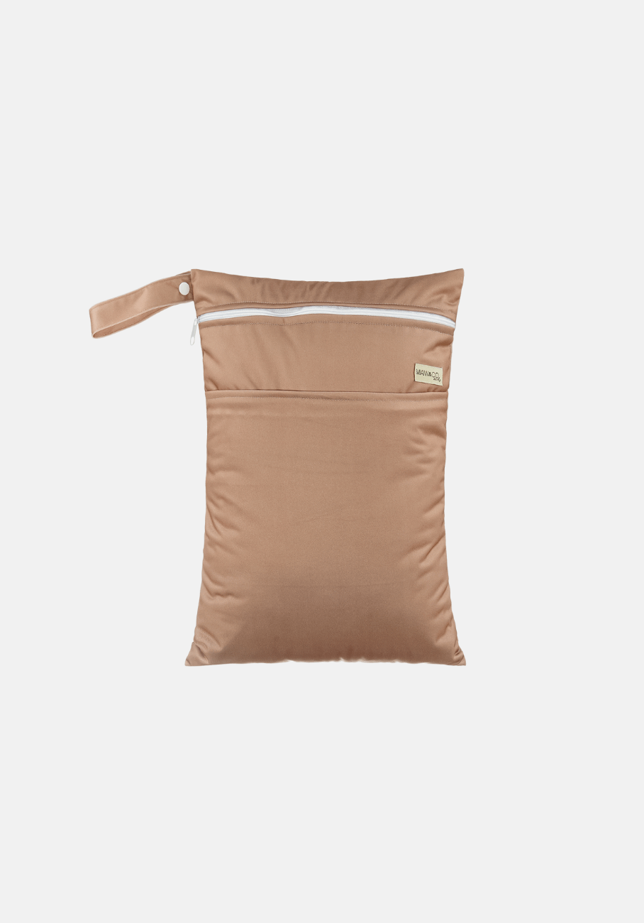 Miann &amp; Co - Reusable Wet Bag - Café Au Lait