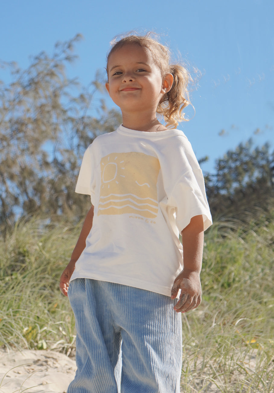 Miann &amp; Co Baby - Boxy T-Shirt - By The Seashore