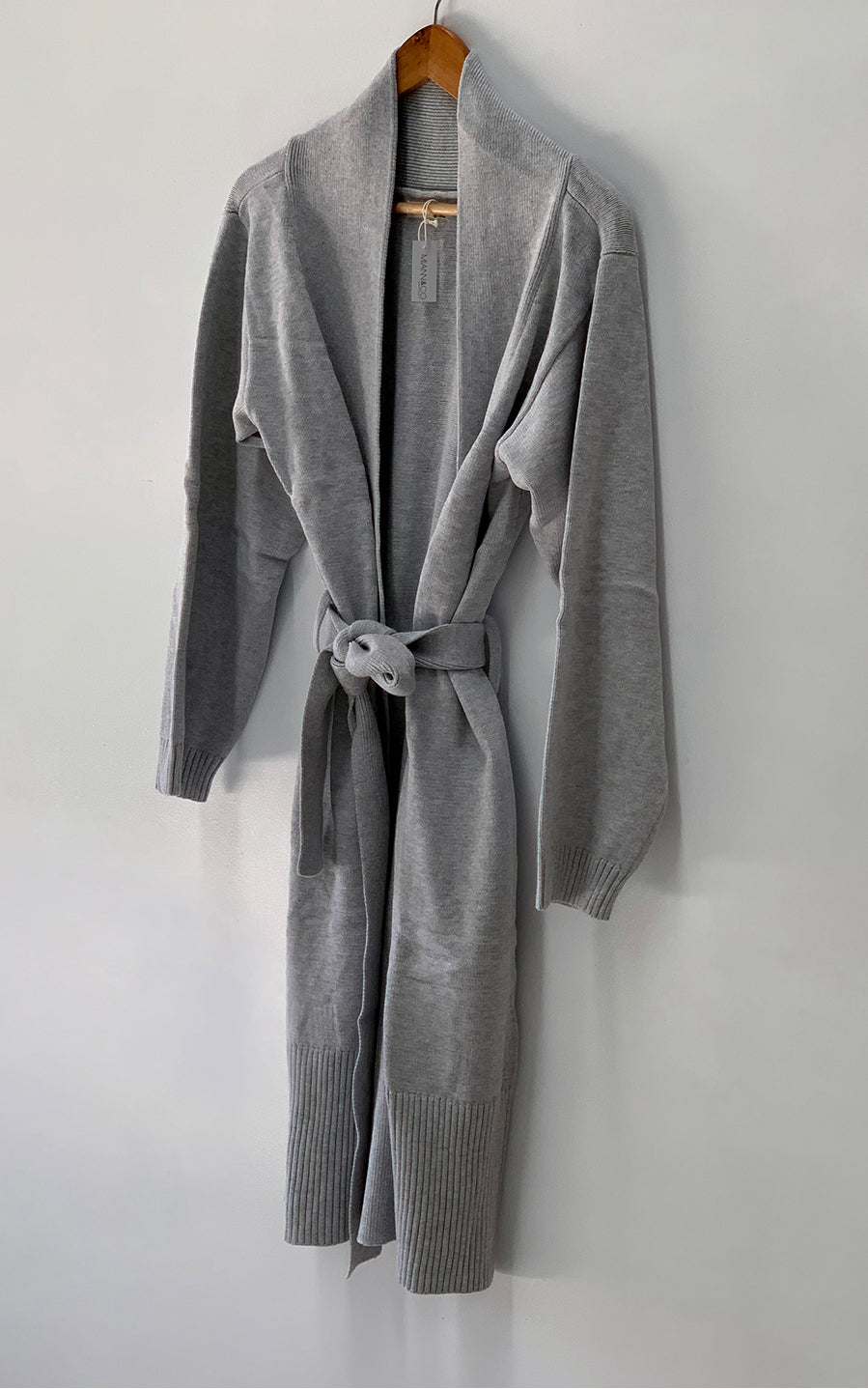 Gift Pack - Dressing Gown, Emma Round Neck Long Sleeve T-Shirt &amp; Keira Wide Leg Pants - Frost Pointelle