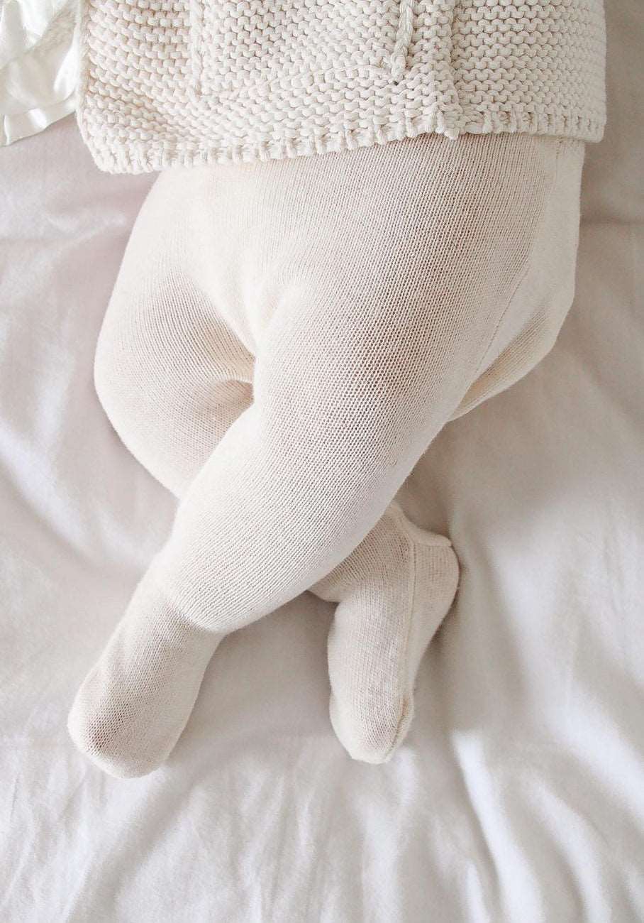 Knitted baby leggings best sale