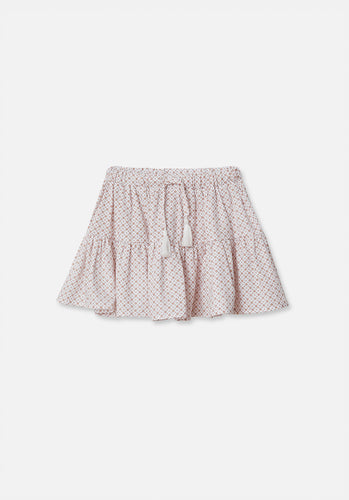 Miann & Co Kids - Woven Frill Skirt - Geo Print