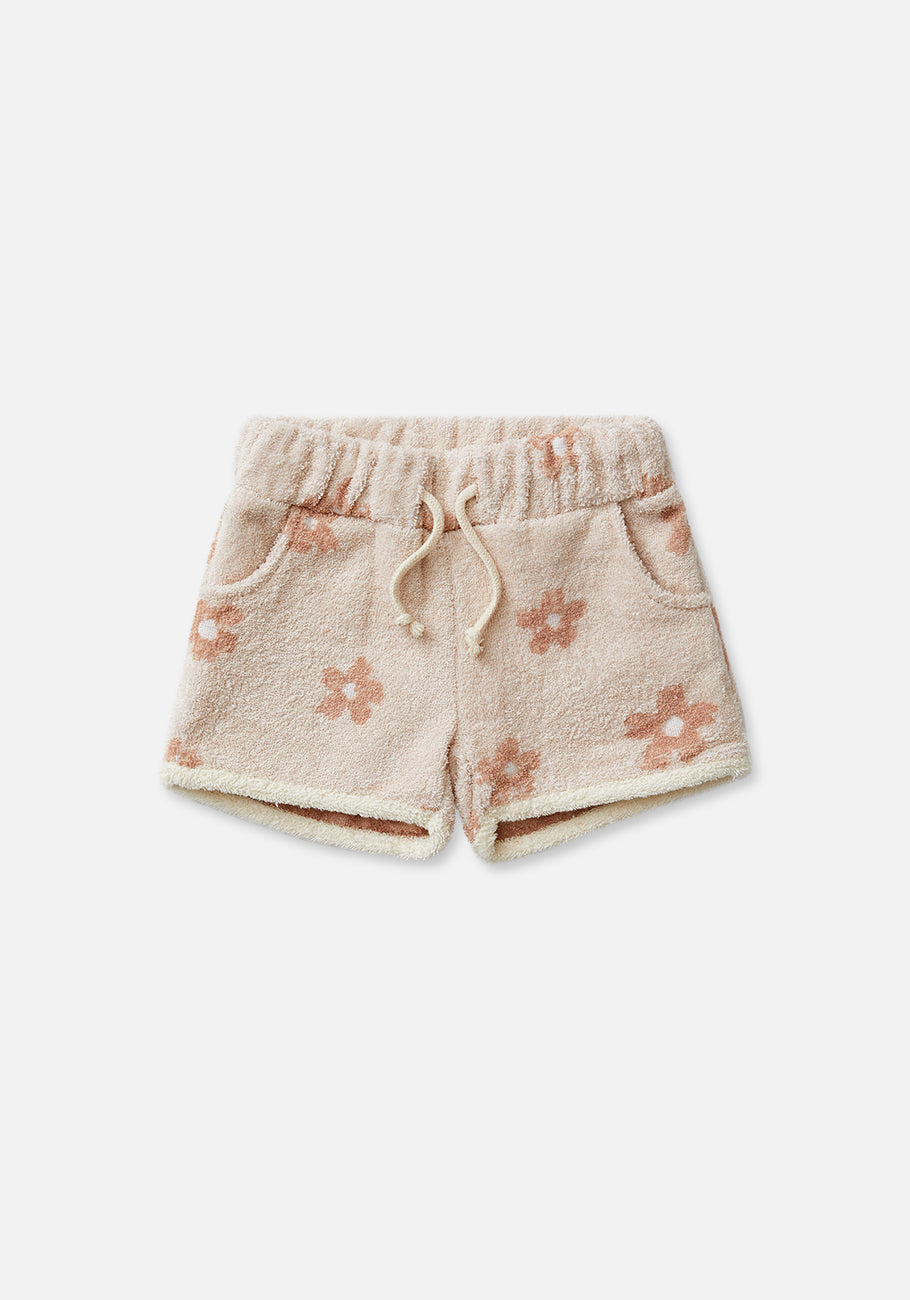 Miann &amp; Co Kids - Terry Towelling Shorts - Daisy Chain