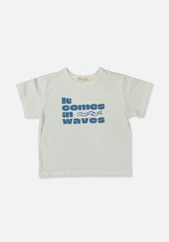 Miann & Co Kids - Boxy T-Shirt - It Comes In Waves