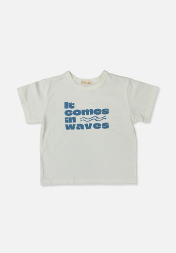 Miann & Co Baby - Boxy T-Shirt - It Comes In Waves